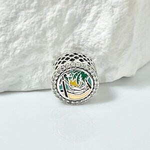 Pandora Bahamas Beach Bead Charm S925 Silver Charm